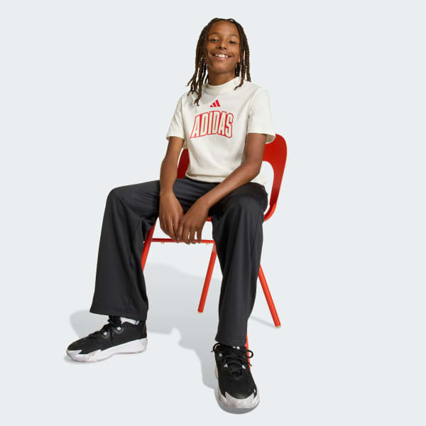 White STADIUM LETTERING T-SHIRT