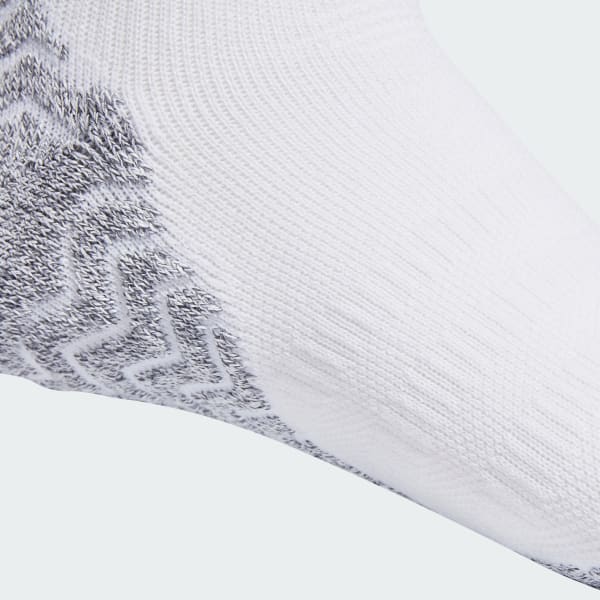 Hvit adidas Football GRIP Knitted Crew Cushioned Performance Sokker