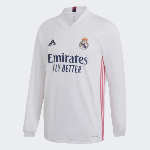Damen Bekleidung Oberteile T-Shirts adidas Real Madrid 20/21 Heimtrikot in Weiß 