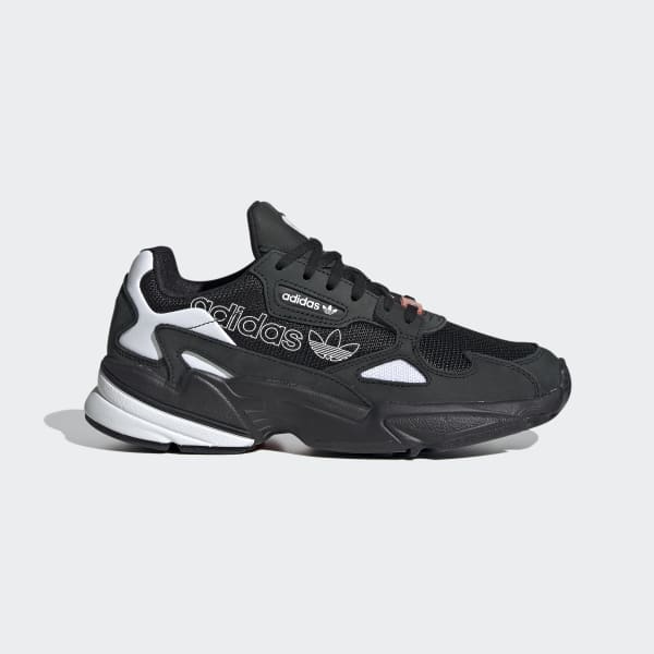 adidas falcon sneakers black