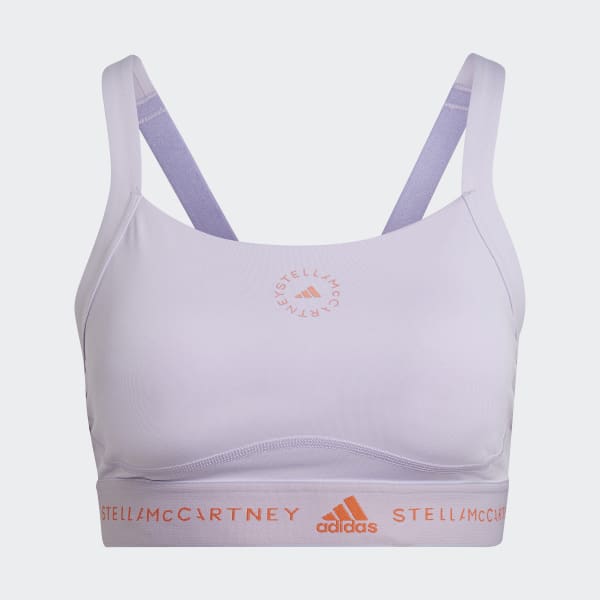 Lilla adidas by Stella McCartney TruePurpose Medium Support bh DL559
