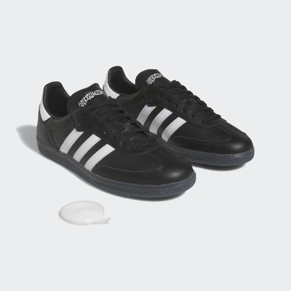 Mens adidas on sale samba black leather