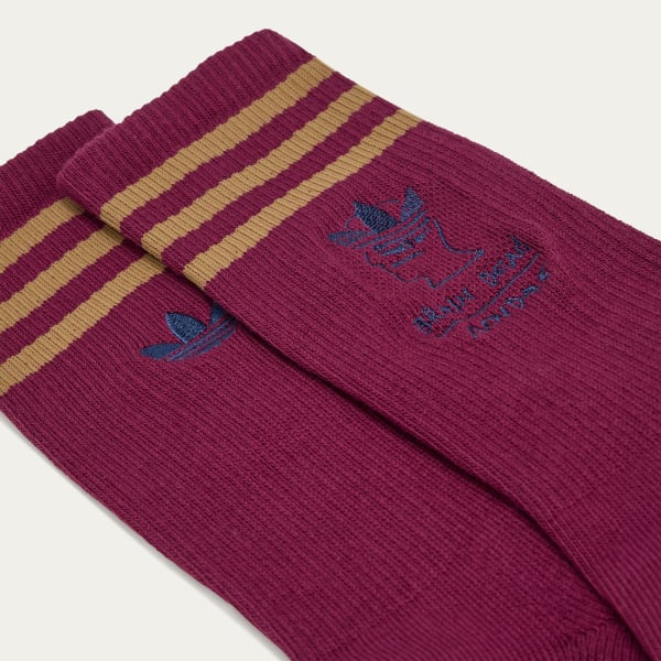Rouge Chaussettes Brain Dead