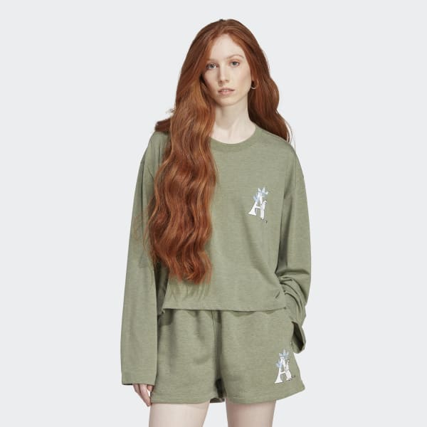 Green adidas Originals x Moomin Long Sleeve Tee
