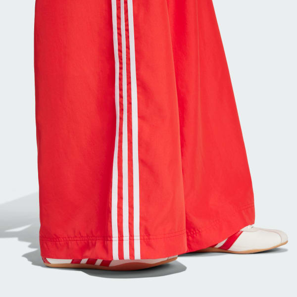 adidas adicolor Firebird Oversized Track Pants - Red | Free