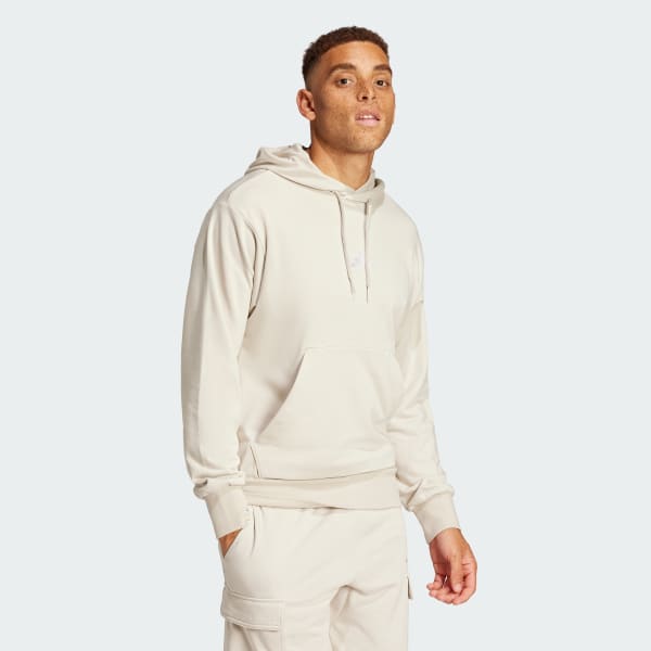 Beige Polera con Capucha Essentials Feelcozy Felpa Francesa