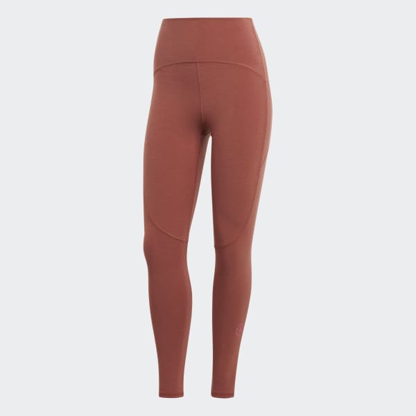 Rot adidas by Stella McCartney Yoga 7/8-Leggings