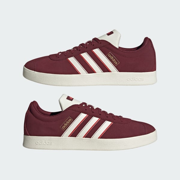 Adidas vl court 2.0 sales burgundy