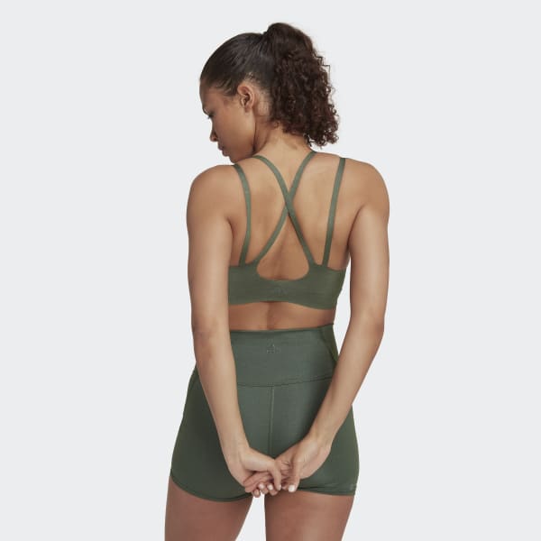 Vert Brassière Yoga Luxe Studio Maintien léger Fire CE113