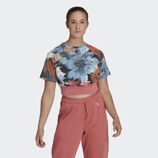 Rod Allover Print Cropped Tee MME52