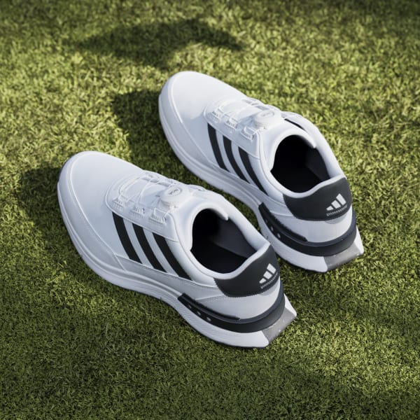 adidas ゴルフシューズ BOAシステム ホワイト/グリーン 激安 adidas ゴルフシューズ BOAシステム ホワイト - メルカリ