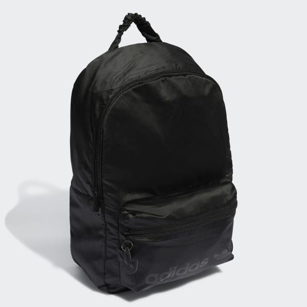 Svart Satin Classic Backpack