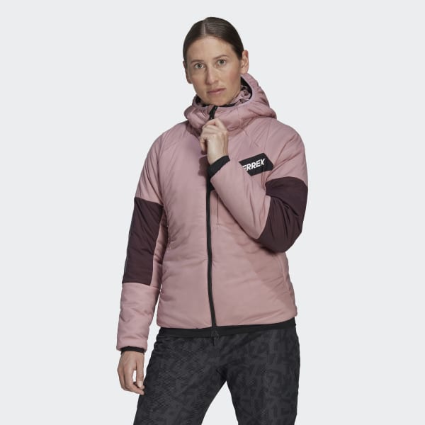 Virgen Sede alegría adidas TERREX Techrock Stretch PrimaLoft® Hooded Jacket - Purple | Women's  Lifestyle | adidas US