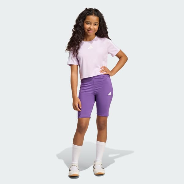 Morado Conjunto de Polera Train Essentials 3 Tiras para Niños