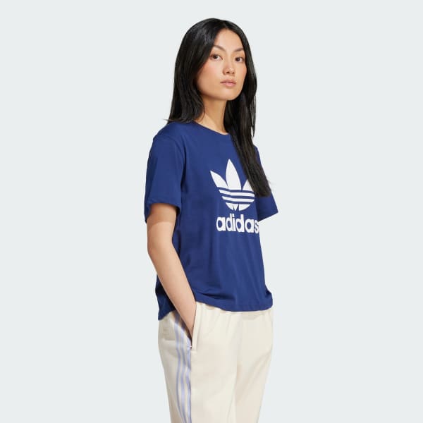 Blue Adicolor Trefoil Boxy Tee