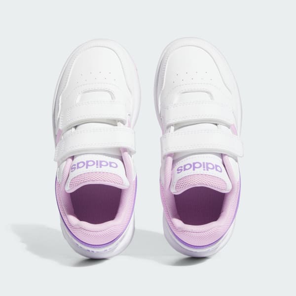 Blanco Zapatillas Hoops Lifestyle Basketball Tira Ajustable