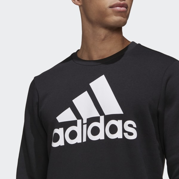 adidas Essentials Big Logo Sweatshirt - Black | adidas Canada