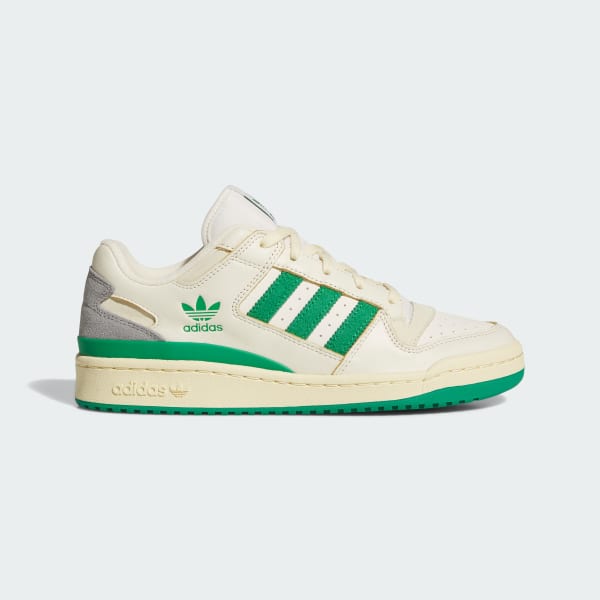 White Forum Low CL Shoes