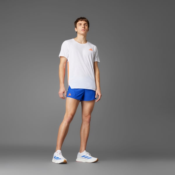 Biru Celana Pendek Running Split Adizero Essentials