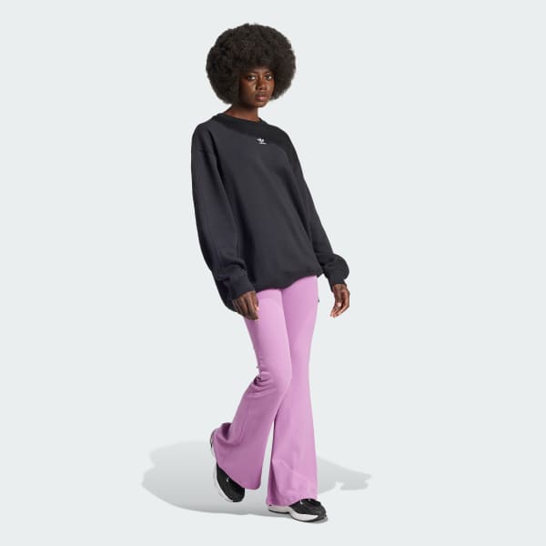 Black Essentials Oversized French Terry Sweatshirt