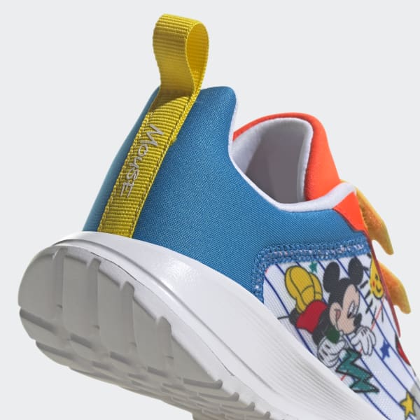 Bialy adidas x Disney Mickey and Minnie Tensaur Shoes LUT87