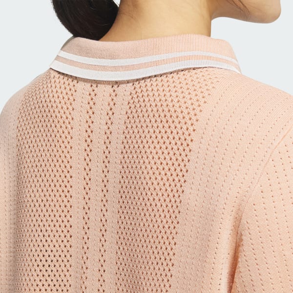 adidas golf アディダスゴルフ ニット素材 半袖ポロシャツ スキッパー adidas golf アディダスゴルフ ニット素材 半袖ポロシャツ