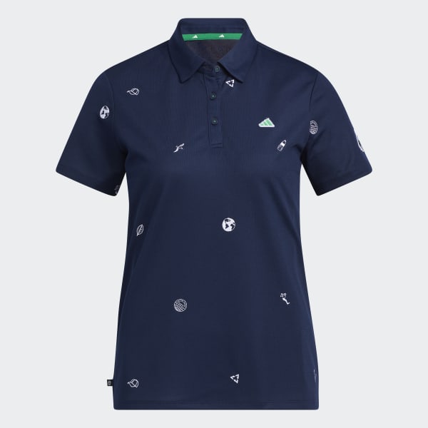 Blue Play Green Monogram Polo Shirt