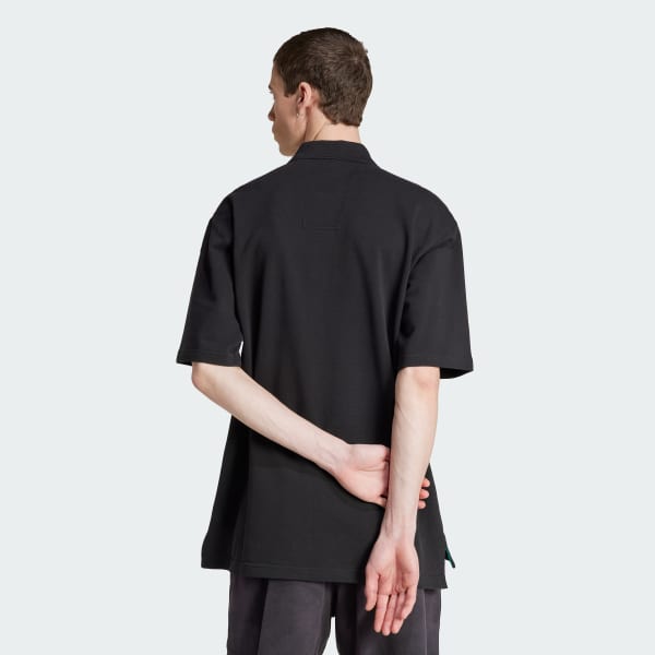 Negro Polo con cuello EQT