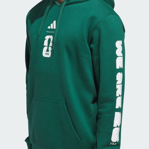 adidas WORLD CUP 26 MEXICO GRAPHIC HOODIE - Green | Free Shipping