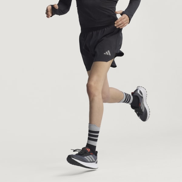 adidas Running Adi365 CLIMACOOL+ ショート レギンス 送関込 adidas Adi365 Running CLIMACOOL+ 2-In-1 Shorts - Black