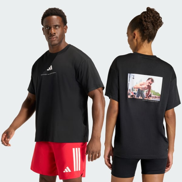 Negro PLAYERA GRAPHIC RUNNERS WE ARE DIFFERENT