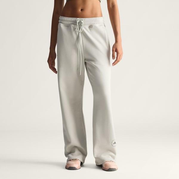 Abu-abu Celana Panjang Straight adidas by Stella McCartney