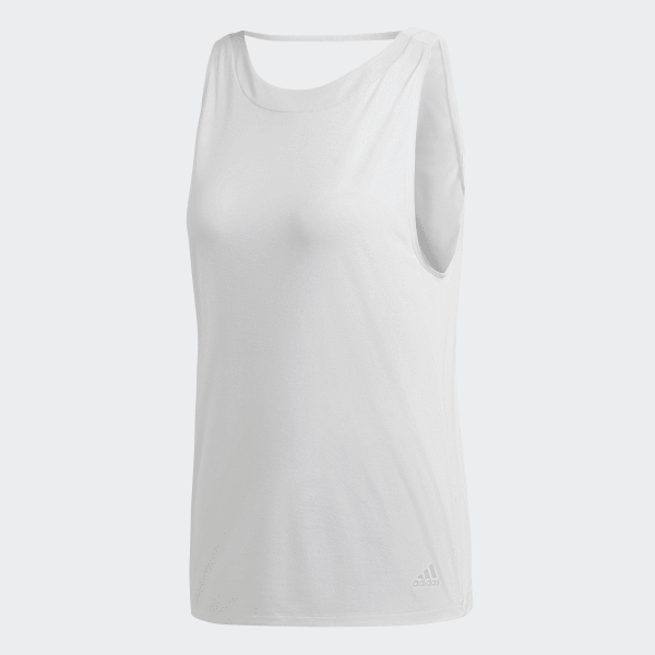 Adidas Playera Sin Mangas Blanco Adidas Mexico