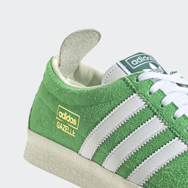 adidas originals gazelle green suede sneakers