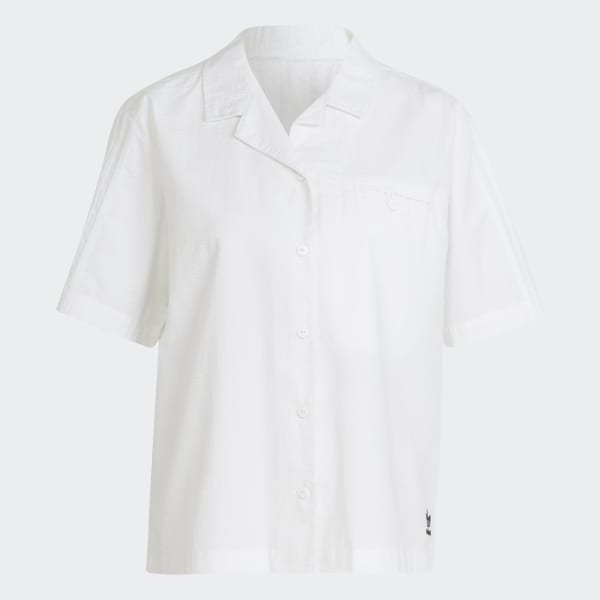 bílá Košile Adicolor Classics Poplin VM139