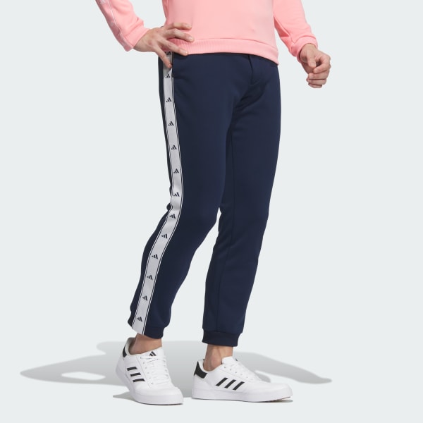 アディダス 【ゴルフ】保温 フリース ジョガーパンツ - ブルー