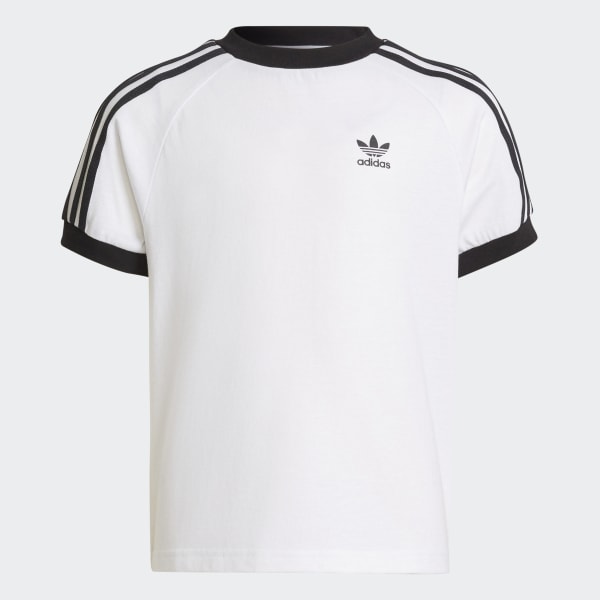 Branco T-shirt 3-Stripes Adicolor P6855