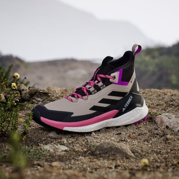adidas Terrex Free Hiker 2.0 Gore Tex Hiking Shoes Beige Free Shipping with adiClub adidas US