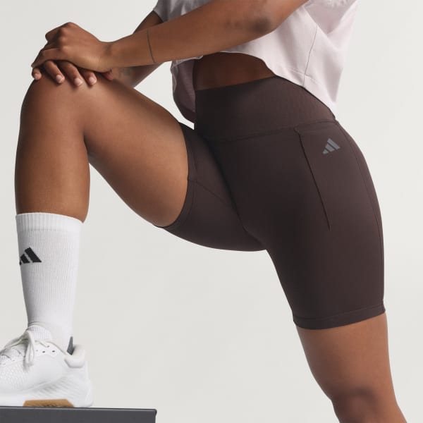 Brown Optimé Short Leggings