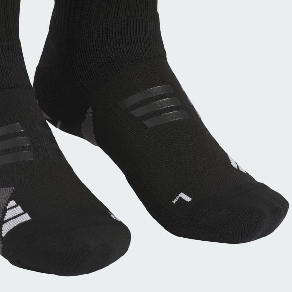 ブラック アディパワークルーソックス