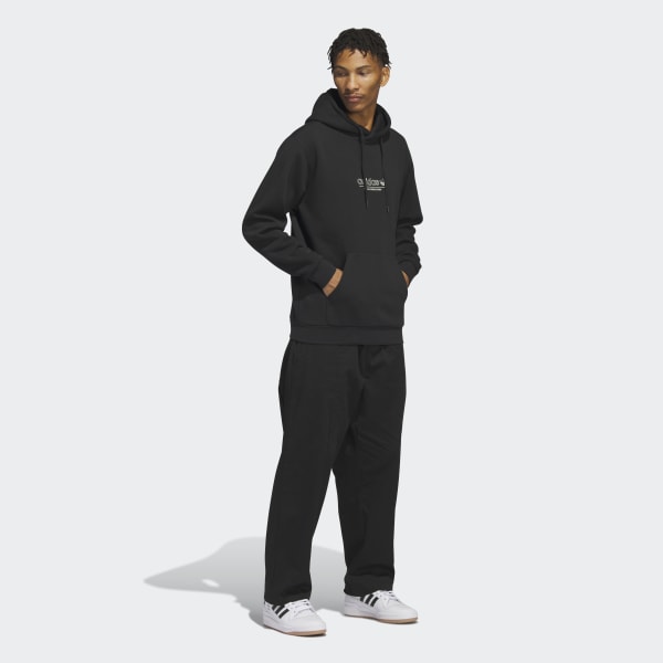 Schwarz 4.0 Strike Through Hoodie – Genderneutral