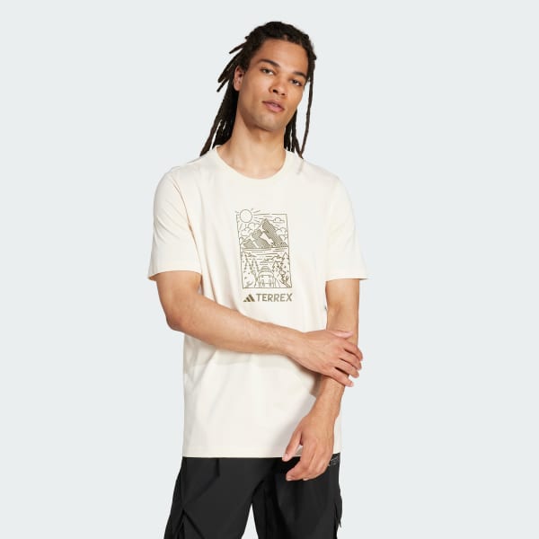 Blanc T-shirt graphique Terrex