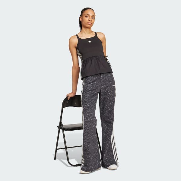Multicolour adidas Originals Wide Leg Trousers