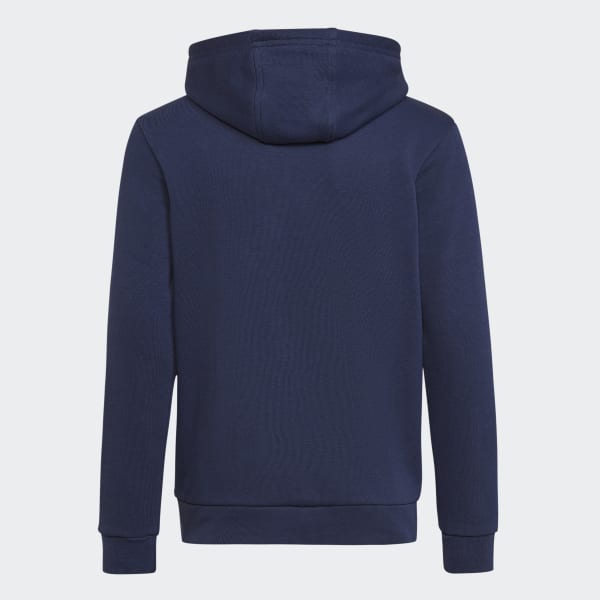 Adidas originals trefoil hoodie navy sale