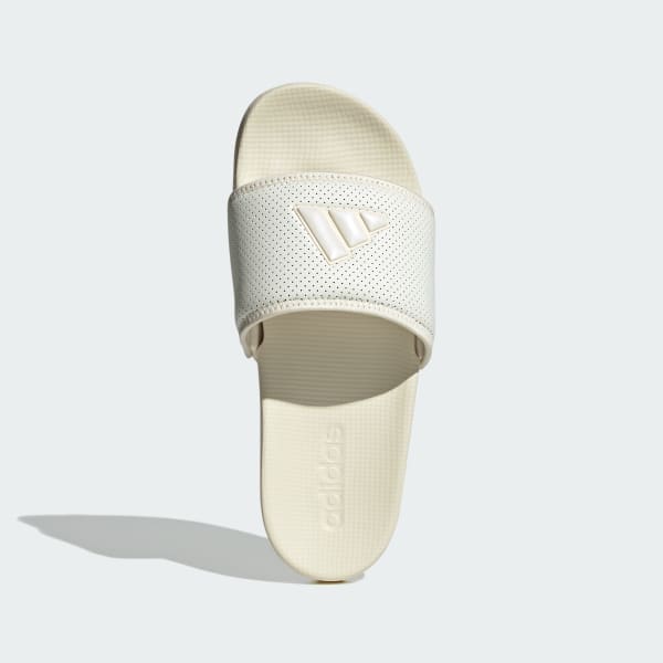 Hvit Adilette Comfort Slides