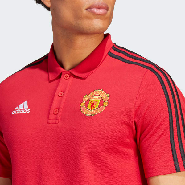 Red adidas clearance polo