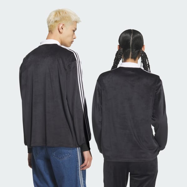 Black 벨루어 폴로 롱 슬리브