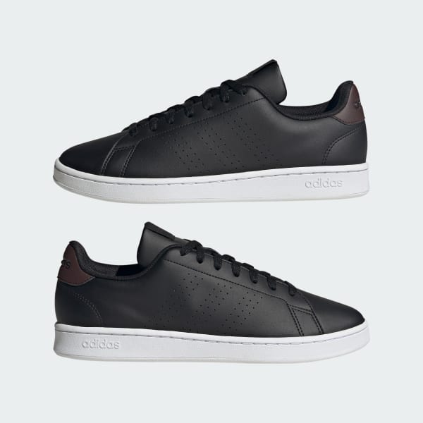 Adidas advantage clean black mens shop