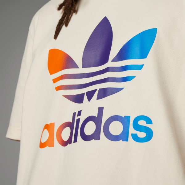 adidas Adicolor 70s Premium Trefoil Tee White Men s Lifestyle