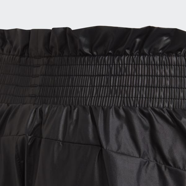 Black Primegreen Dance Move Comfort Loose Shiny Shorts
